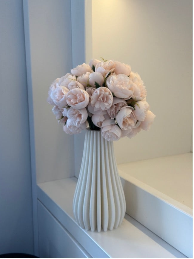 Piwonie jedwabne różowe (1 pęczek)