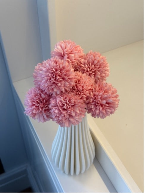 Chryzantemy różowe 8sztuk