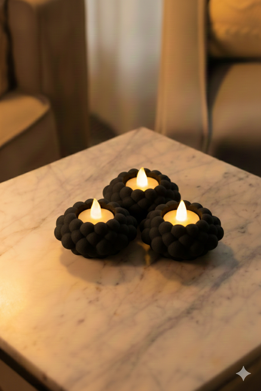 Zestaw Świeczników Bubble