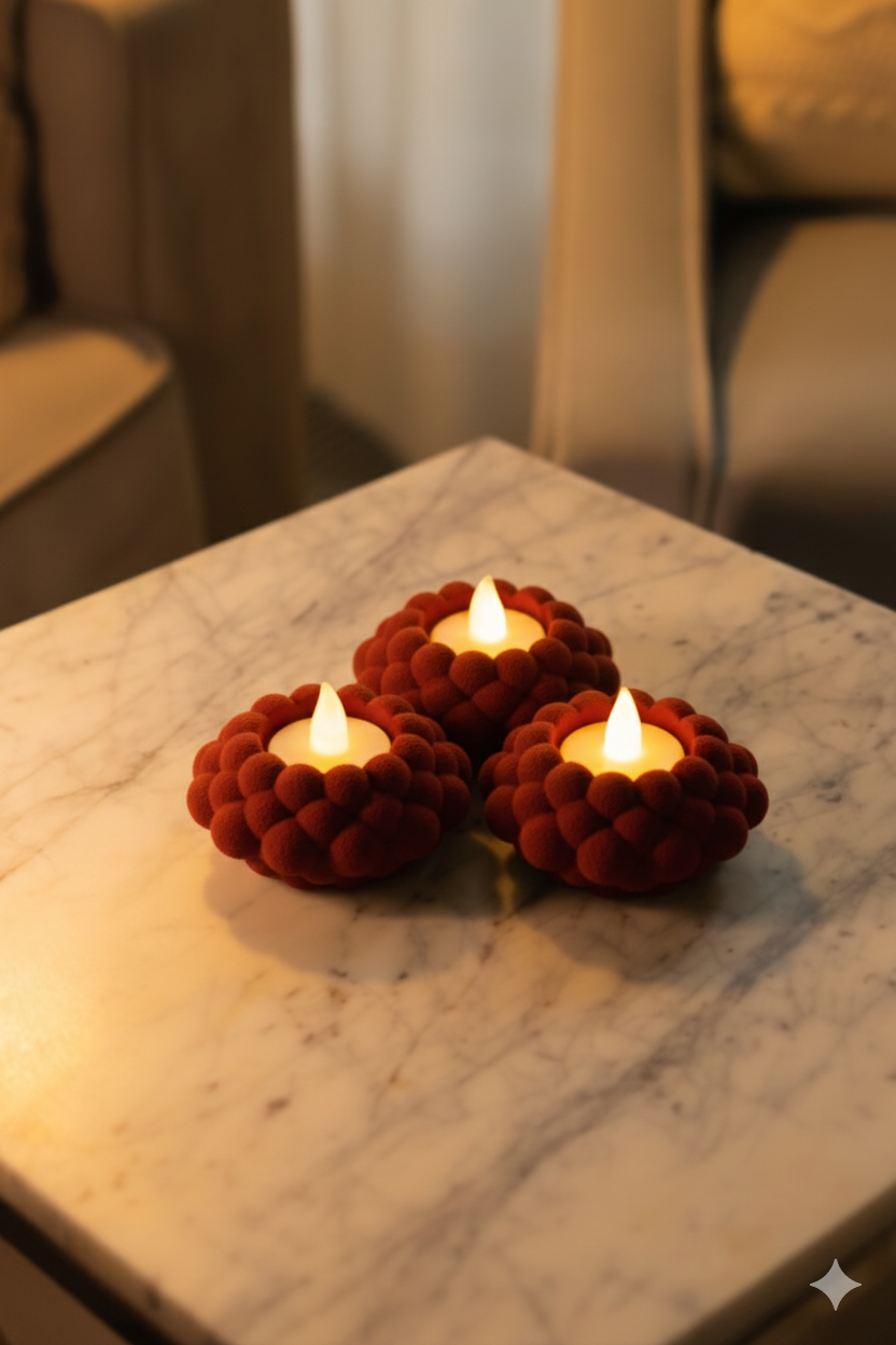 Zestaw Świeczników Bubble